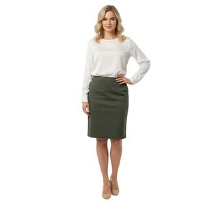 Jones Wear forest green stretch mini skirt‎ SKUW614
